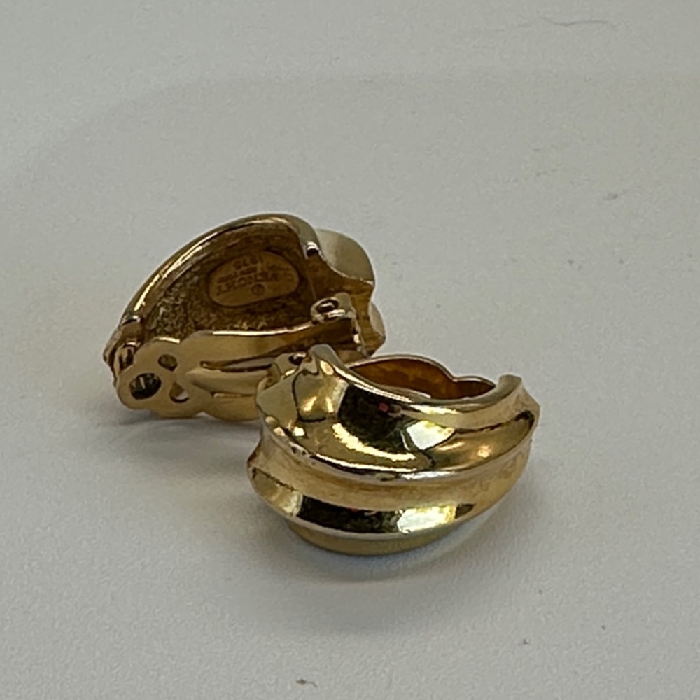 Givenchy Shiny Gold Clip-On Earring